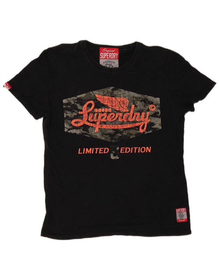 Superdry muška majica s grafičkim motivima, veliki crni pamuk