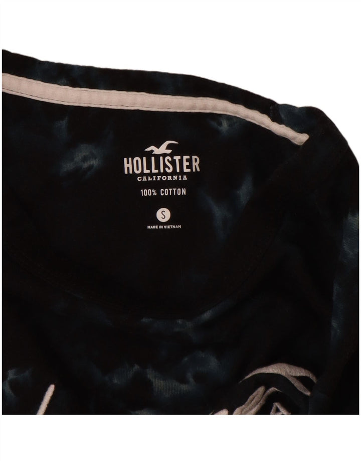 HOLLISTER Muška majica kratkih rukava s grafičkim motivima, mala tamnoplava kravata, pamuk