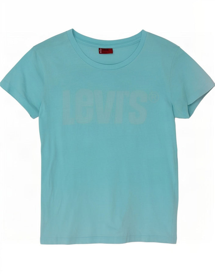 Levi's ženska majica kratkih rukava s grafičkim motivima UK 12 srednje plava