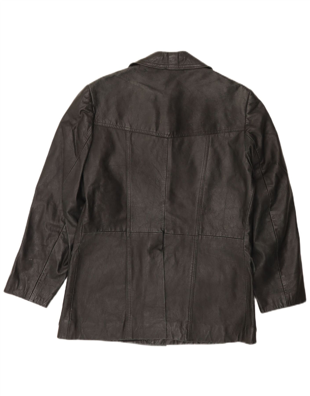 VINTAGE muška kožna jakna UK 38 srednje crna