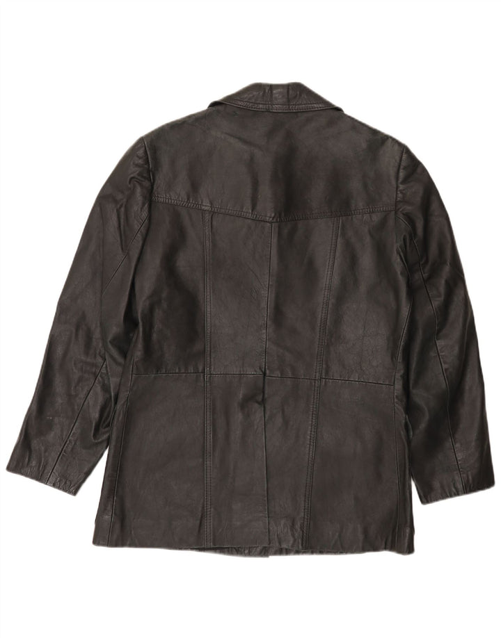 VINTAGE muška kožna jakna UK 38 srednje crna