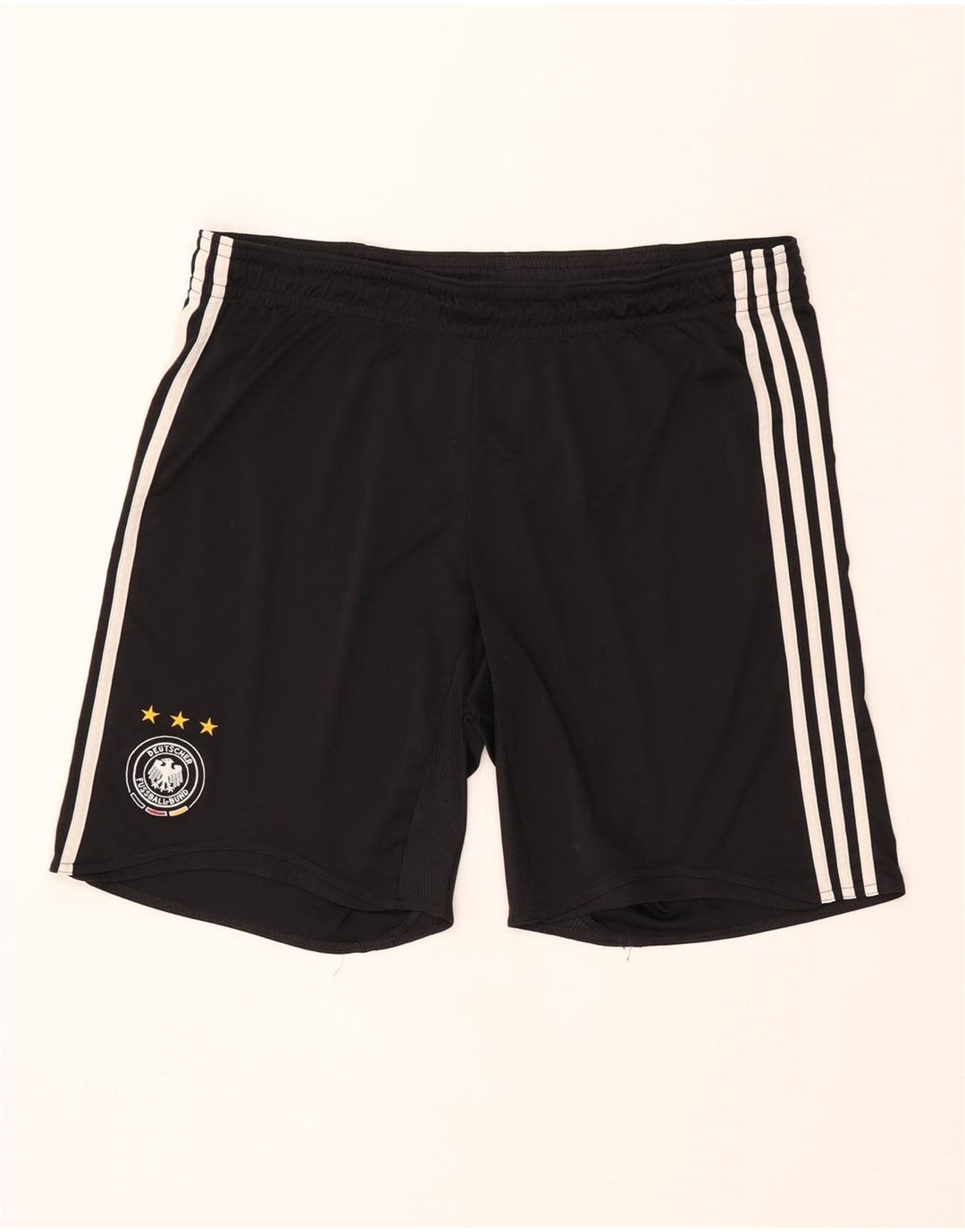 ADIDAS Mens Deutscher Fussball Bund Sport Shorts Large Black