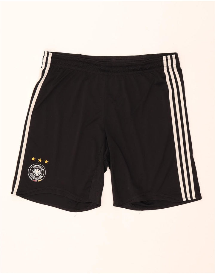 ADIDAS Mens Deutscher Fussball Bund Sport Shorts Large Black