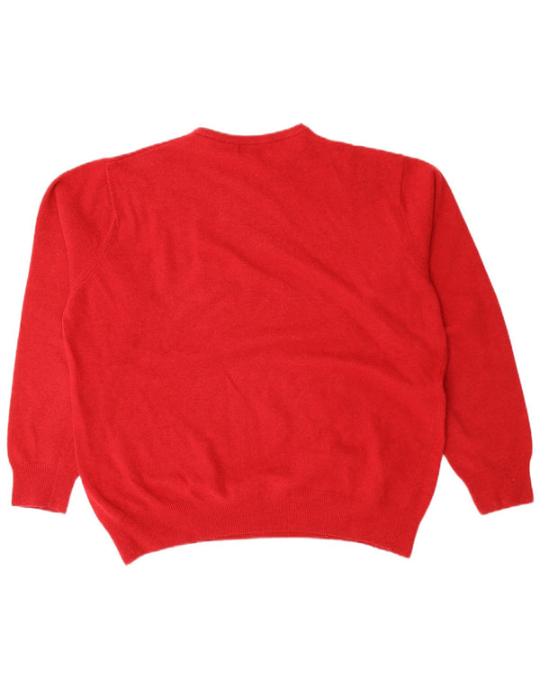 Robe Di Kappa Mens Crew Neck Jumper Sweater Large Red Wool
