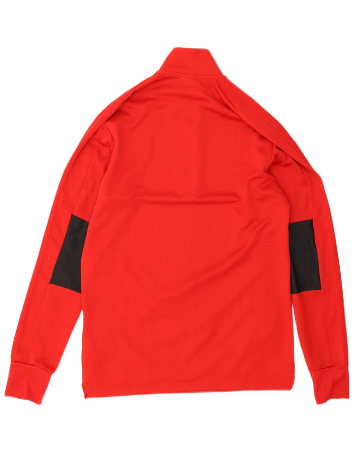 Gornji dio trenirke Adidas Climalite Pulover srednje crvene boje