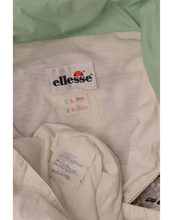 Ellesse Muška gornja jakna trenirke IT 46 mali bijeli poliester u boji