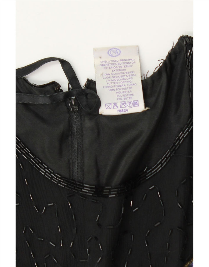 C & A Womens Sheath Dress EU 40 Medium Black Polyester Vintage C & A and Second-Hand C & A from Messina Hembry 