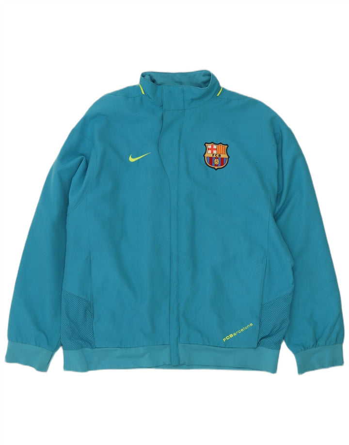 Nike Boys Barcelona Gornja jakna trenirke 13-14 godina XL plavi poliester