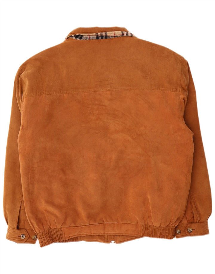 Muška bomber jakna Roger Kent UK 42 XL smeđi poliester