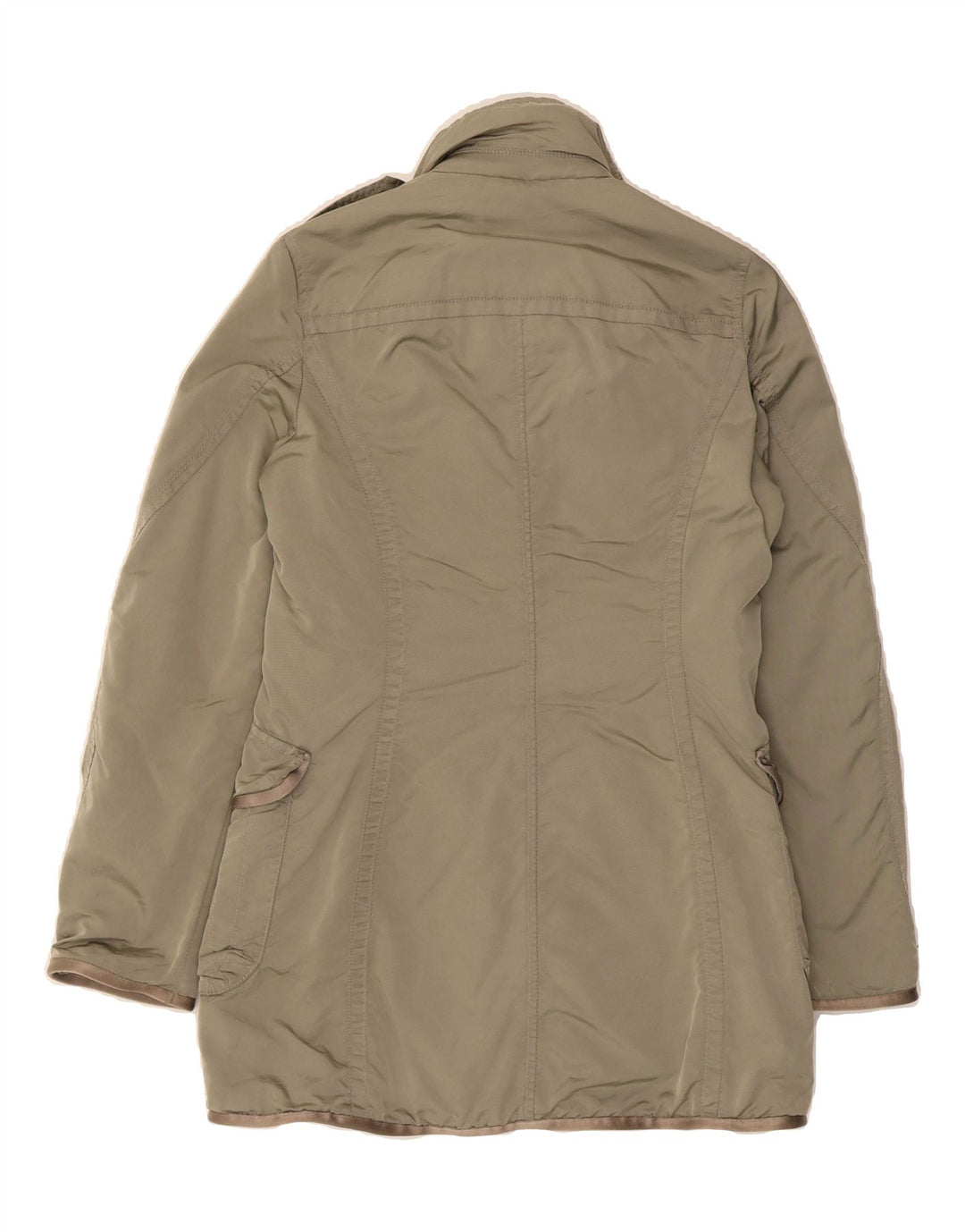 PEUTEREY Womens Parka Jacket IT 42 Medium Khaki Polyamide Vintage PEUTEREY and Second-Hand PEUTEREY from Messina Hembry 