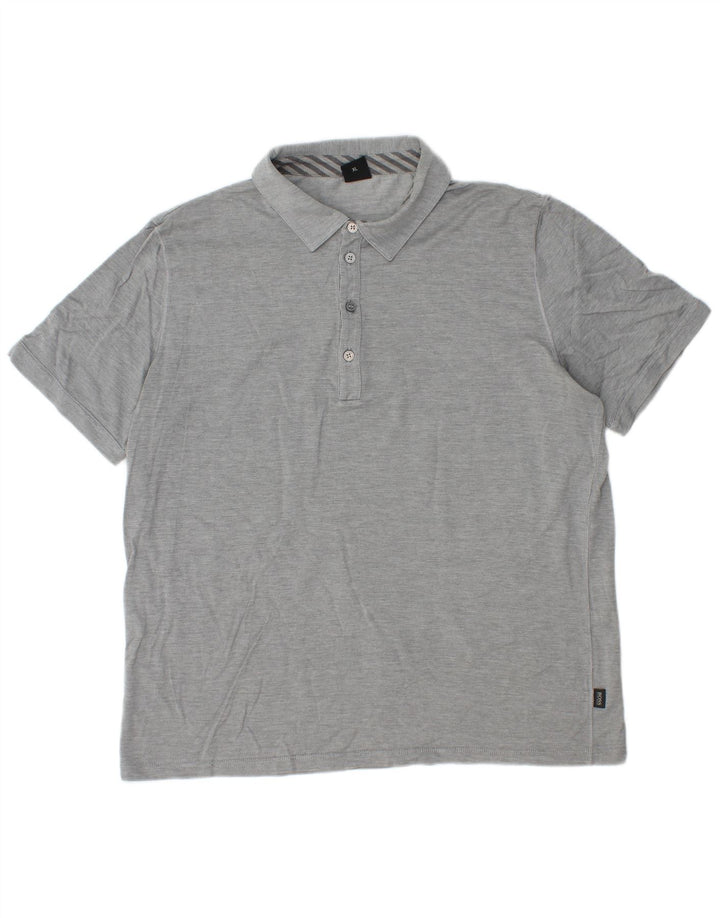 Hugo Boss muška polo majica XL siva s pjegama