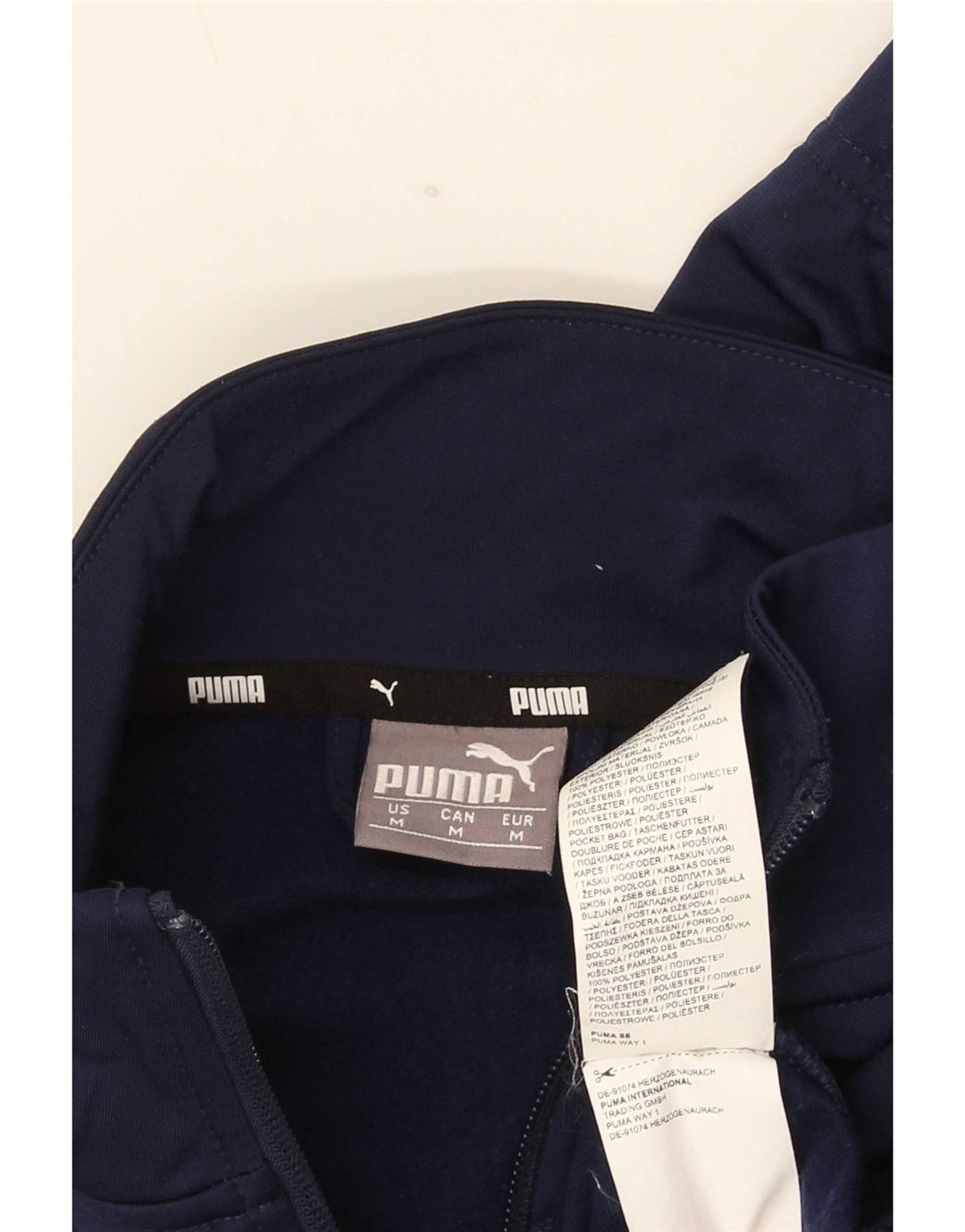Puma muška gornja jakna trenirke Medium tamnoplavi poliester u boji