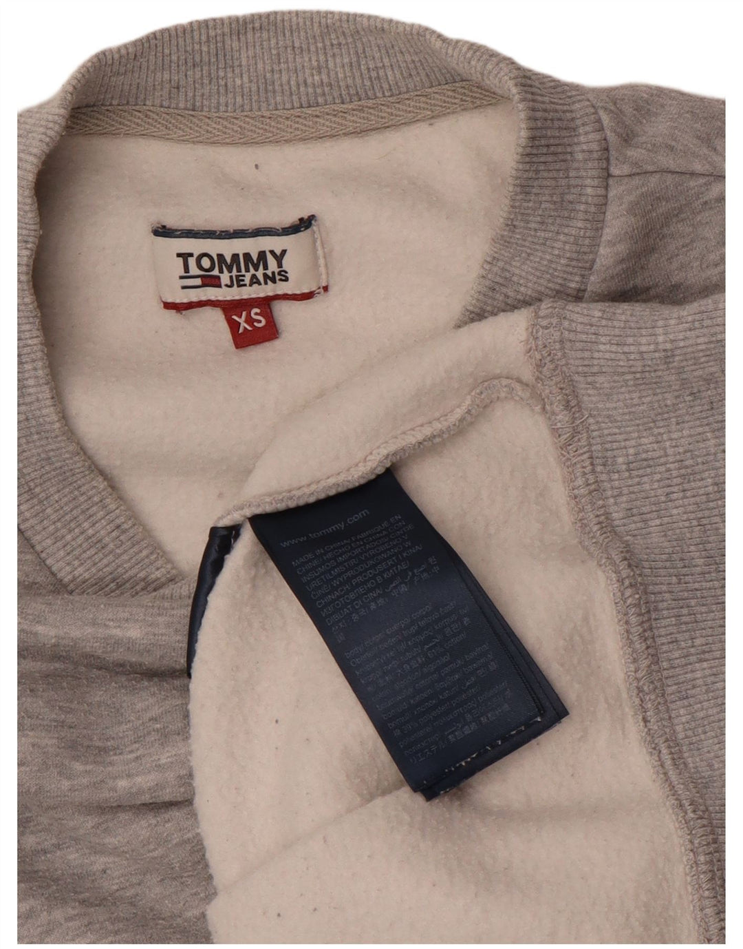 TOMMY HILFIGER Muška majica s kratkim rukavima XS, sivi flekasti pamuk
