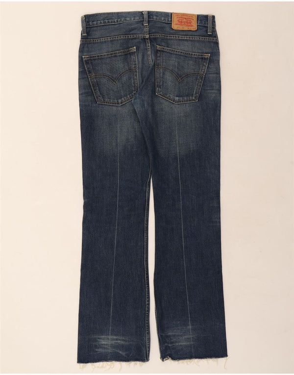 LEVI'S Muške 507 Bootcut traperice W32 L34 Plavi pamuk