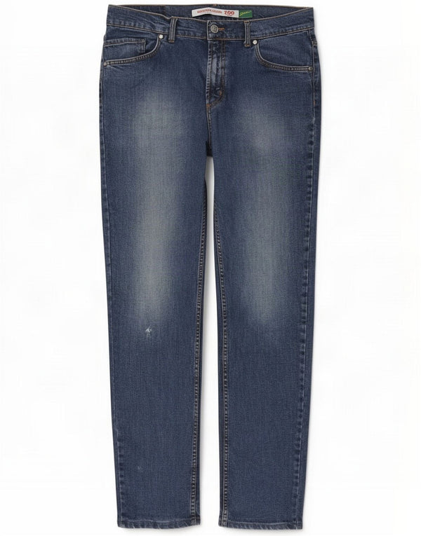 Carrera Mens 700 Regular Fit Straight Jeans W36 L32 Blue Cotton