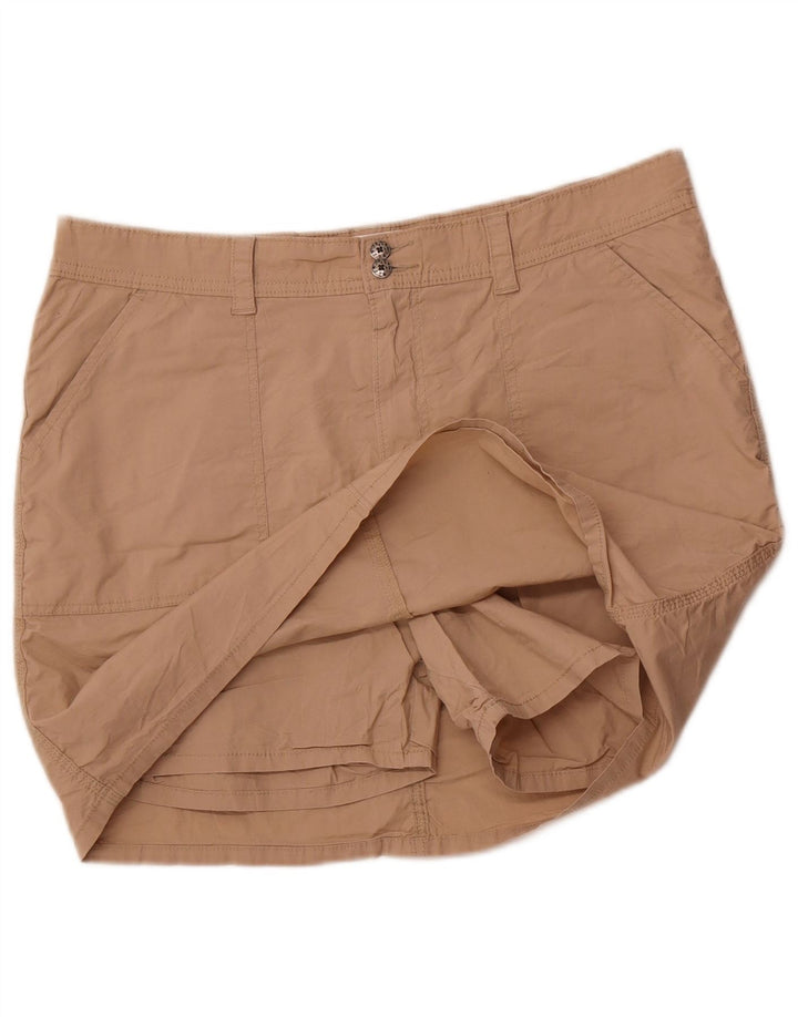 LEE Ženska mini skorta US 16 2XL smeđi pamuk