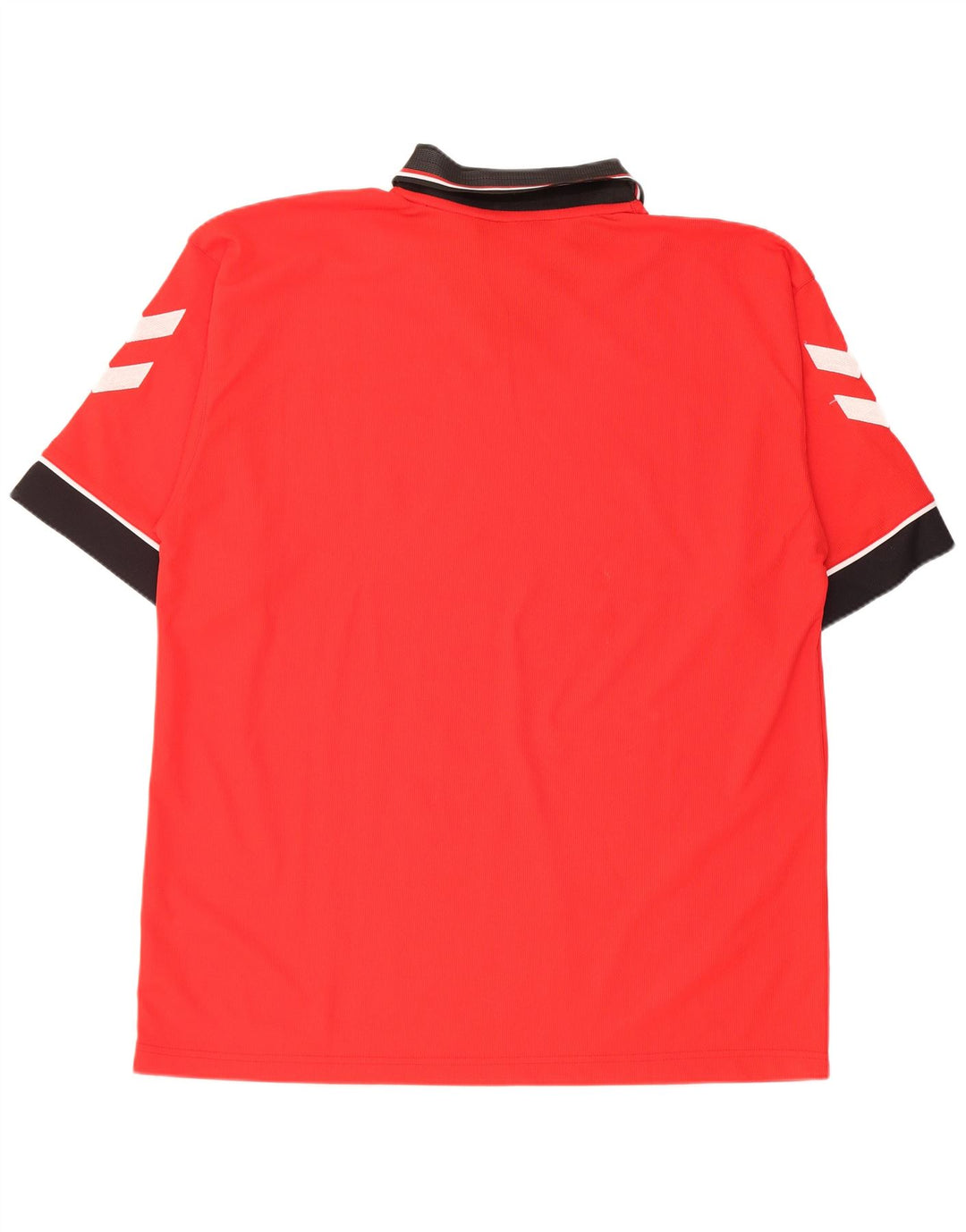 Hummel muška grafička polo majica 2XL poliester crvene boje