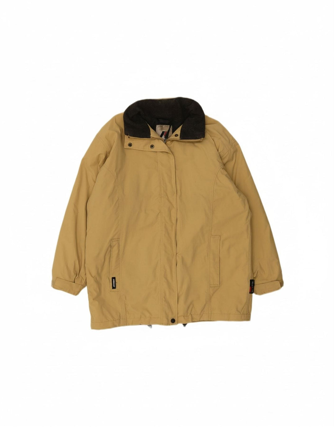K-WAY Mens Windbreaker Jacket UK 40 Large Beige Polyester