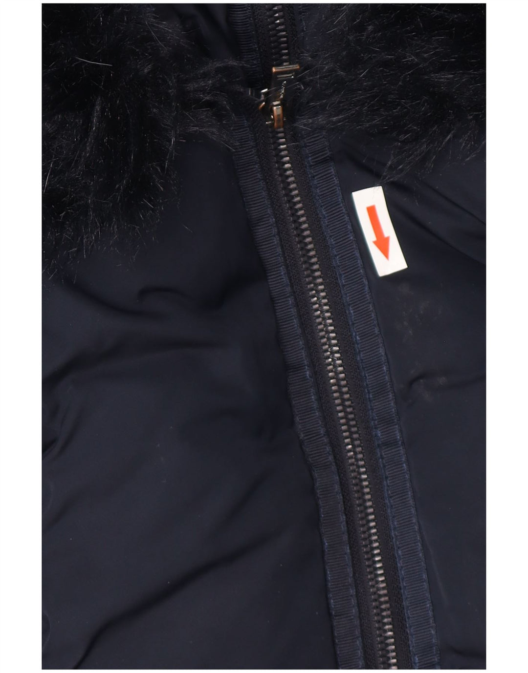 Monsoon ženska prevelika podstavljena jakna s kapuljačom UK 14 srednje tamnoplava