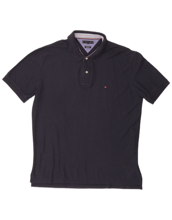 TOMMY HILFIGER Muška polo majica standardnog kroja 3XL tamnoplavi pamuk