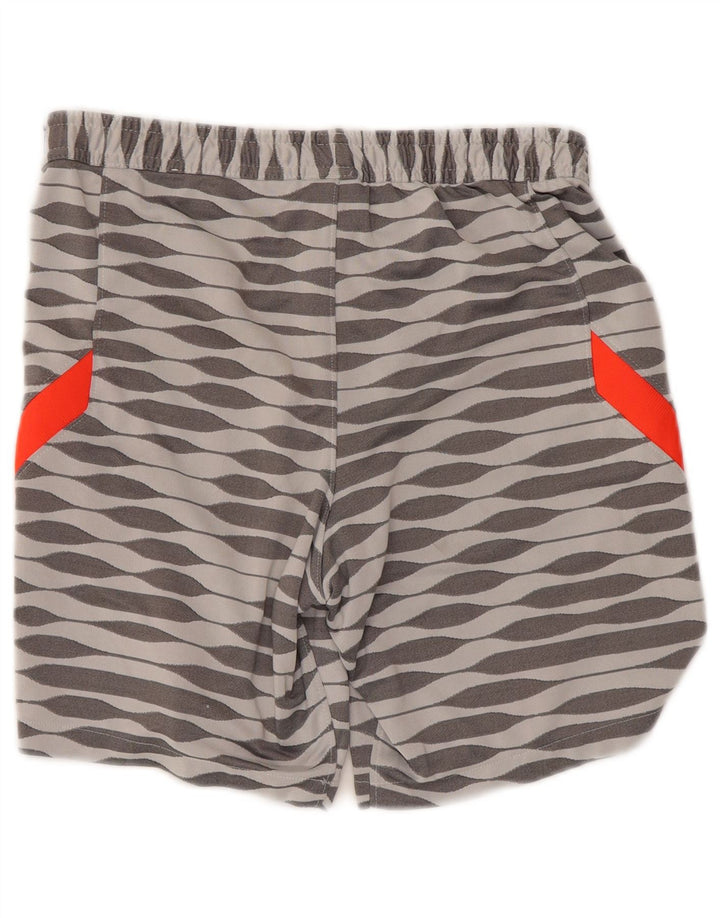 Nike muške Dri Fit Slim Fit Sportske kratke hlače Male sive geometrijske poliesterske hlače