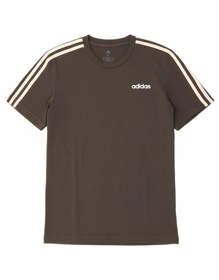 ADIDAS Mens Aeroready T-Shirt Top Small Grey Polyester