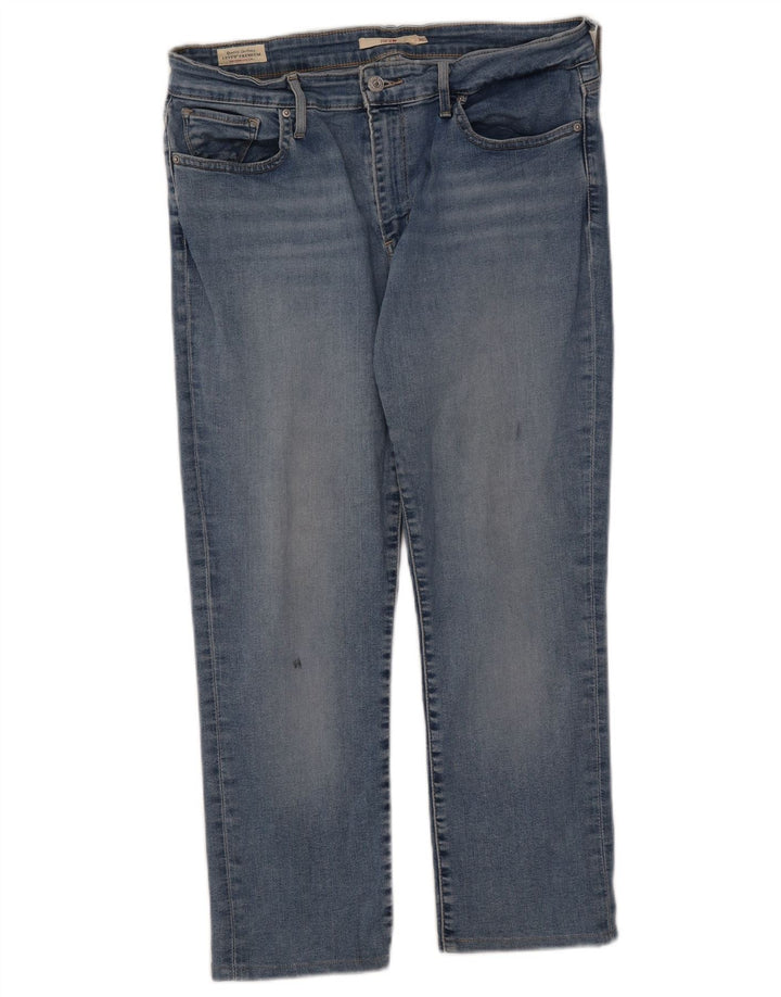 Levi's ženske kratke uske traperice 712 W31 L25 plavi pamuk