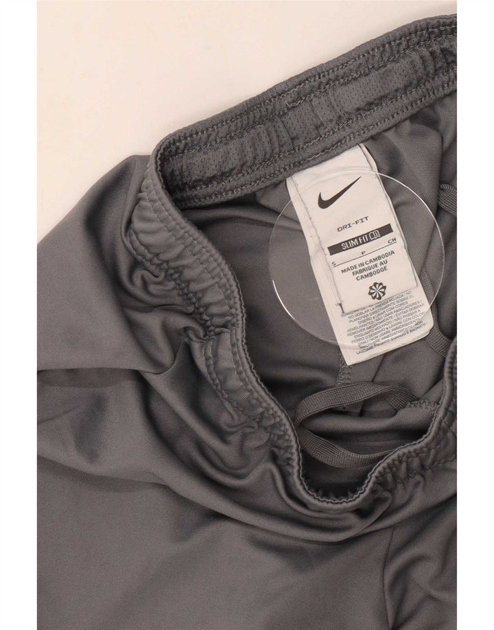 Nike muške Dri Fit uske sportske kratke hlače male sive boje od poliestera