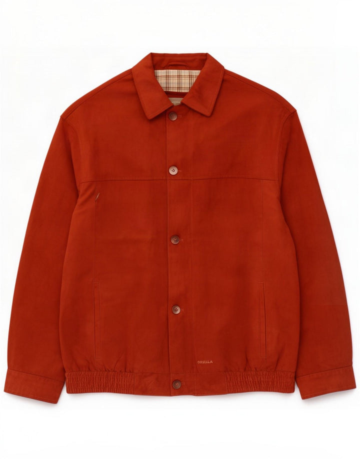 Vintage muška bomber jakna UK 42 XL smeđi poliester
