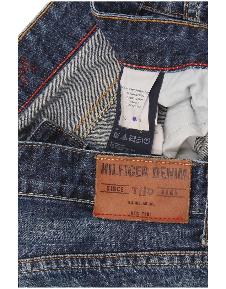 Muške traperice Tommy Hilfiger Bootcut W36 L32 tamnoplavi pamuk