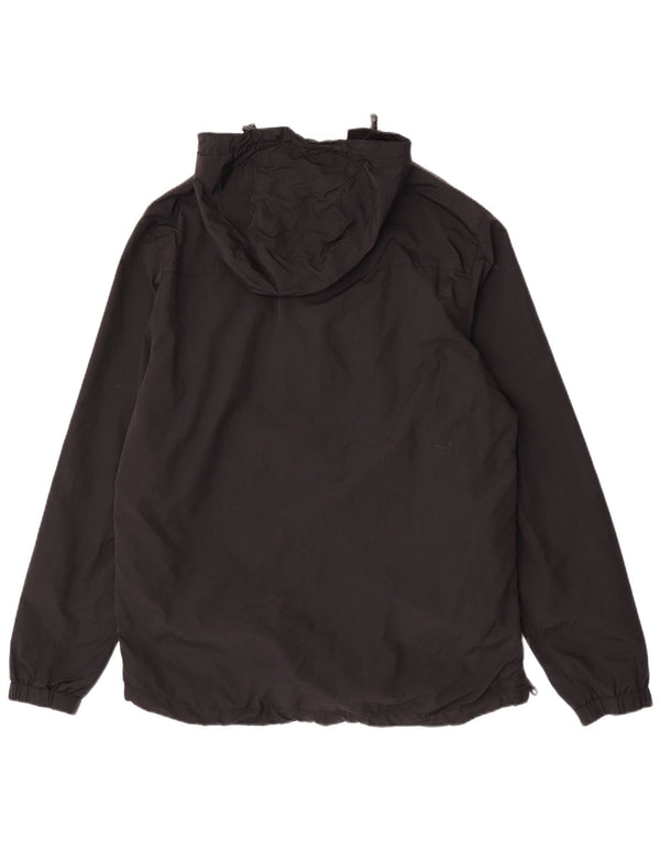 Lyle & Scott muška anorak jakna s kapuljačom UK 40 veliki crni najlon