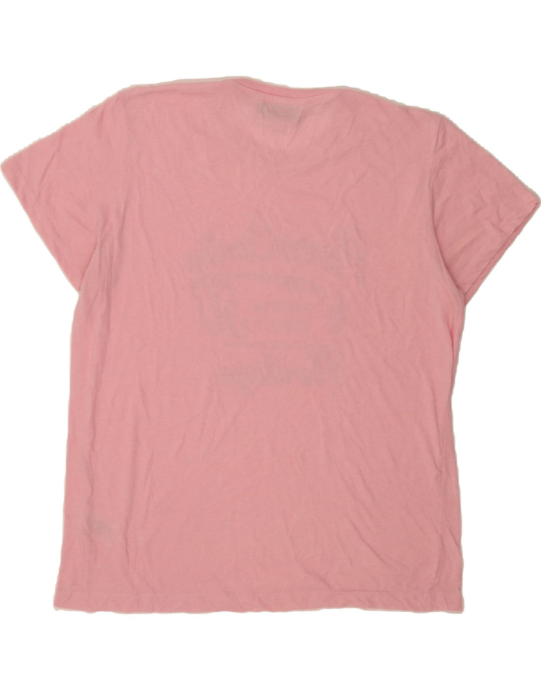 PIERRE CARDIN Mens Graphic T-Shirt Top 2XL Pink Polyester Vintage Pierre Cardin and Second-Hand Pierre Cardin from Messina Hembry 