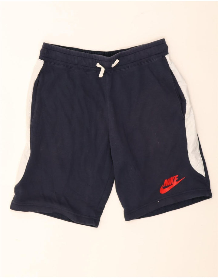 Nike muške sportske kratke hlače srednje tamnoplave boje, pamuk