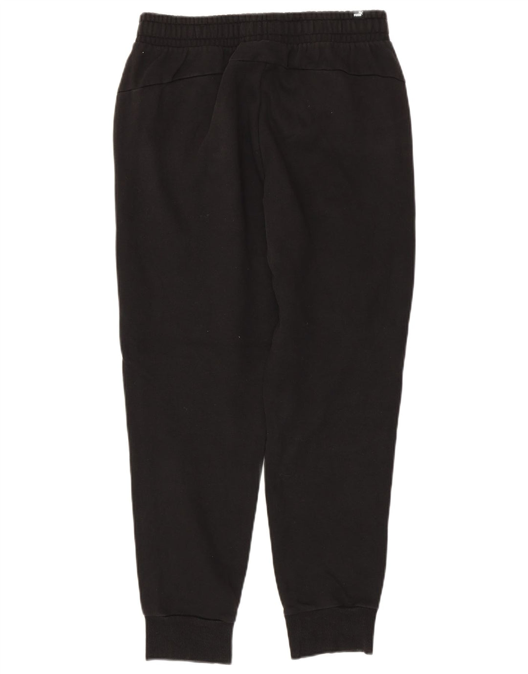 PUMA muške trenirke s grafičkim motivima, srednje crne pamučne hlače