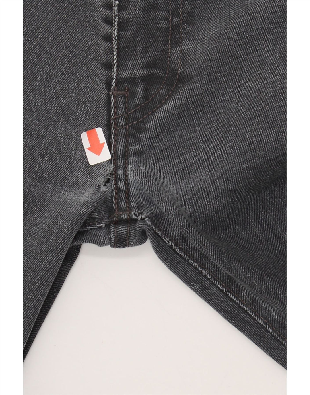 LEVI'S Womens Straight Jeans W33 L32 Grey Cotton Vintage Levi's and Second-Hand Levi's from Messina Hembry 