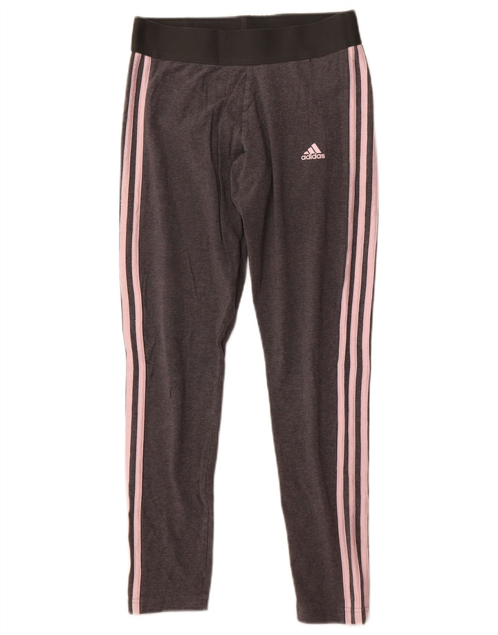Adidas ženske tajice UK 12 srednje sive pamučne