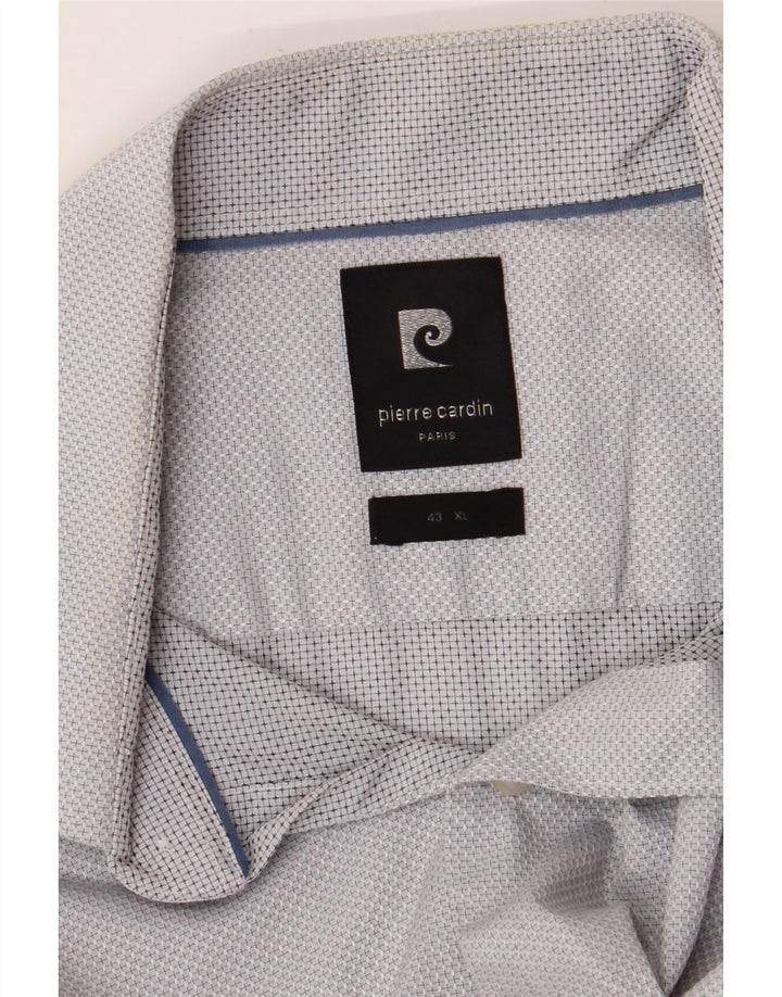 PIERRE CARDIN Muška košulja veličina 43 XL plava točkasta