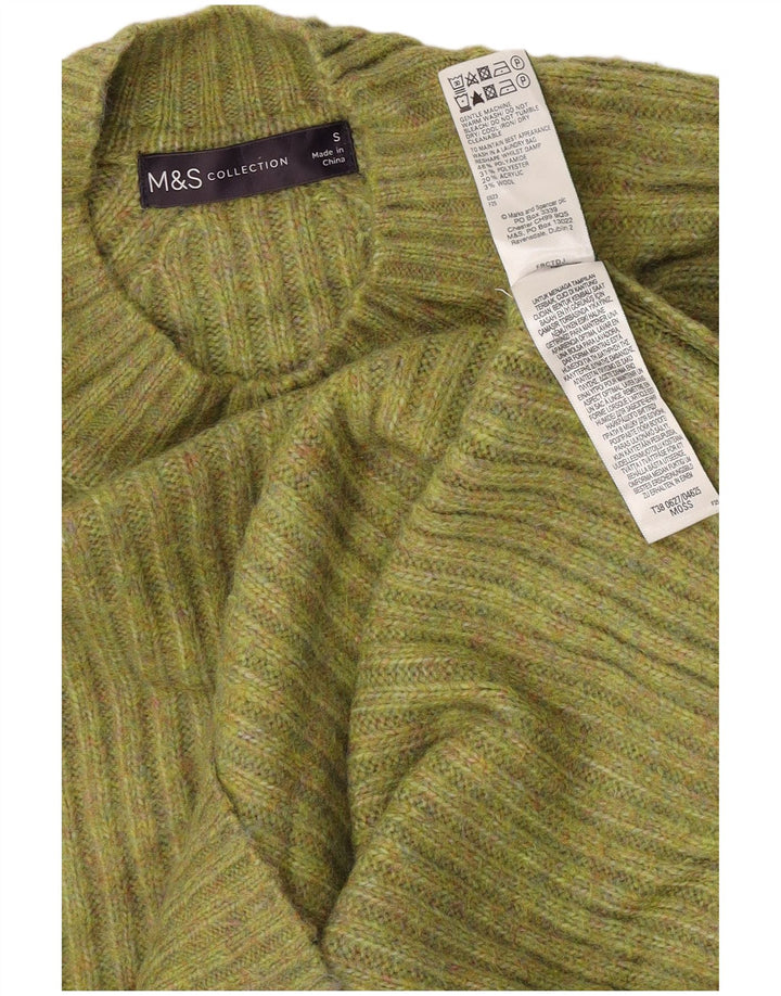 Marks & Spencer ženski džemper s kornjačičastim ovratnikom UK 10 Small Green