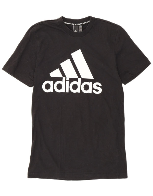 Adidas muška majica s grafičkim motivima Mala crna pamučna sportska majica