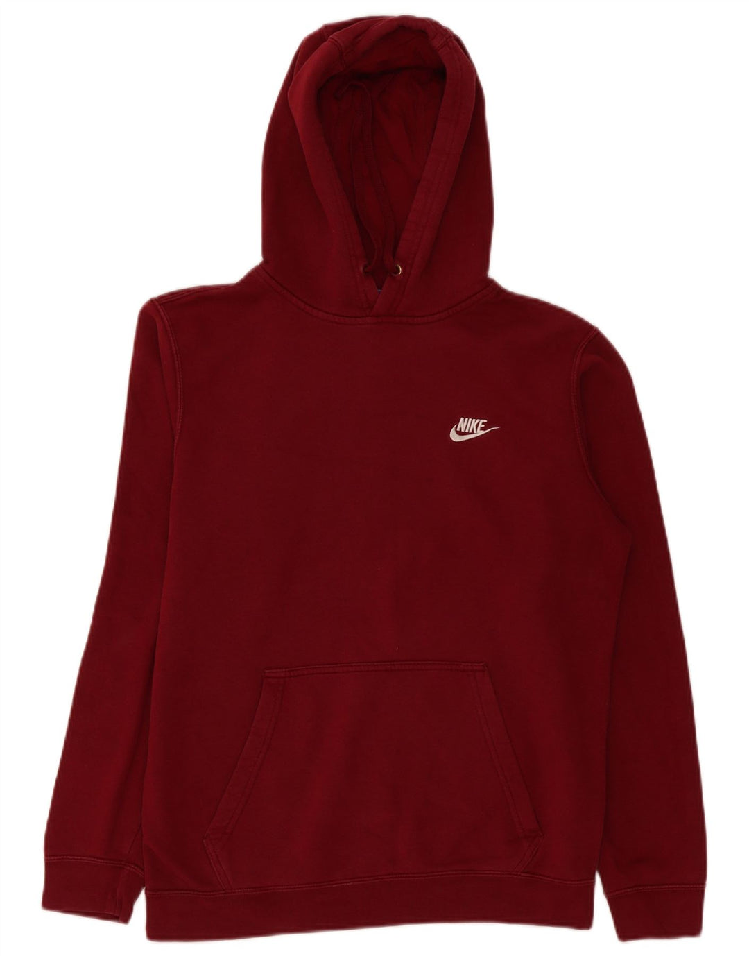 Nike muška majica s kapuljačom, srednji tamnocrveni pamuk