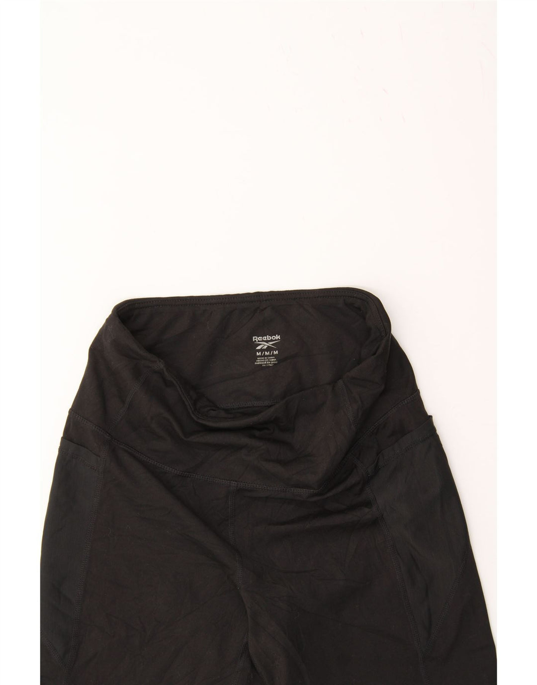 REEBOK Womens Sport Shorts UK 10 Medium  Black Polyester Vintage Reebok and Second-Hand Reebok from Messina Hembry 