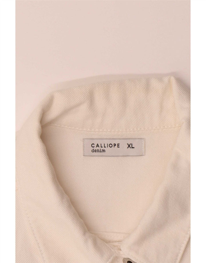 Calliope ženska traper jakna UK 18 XL bijela