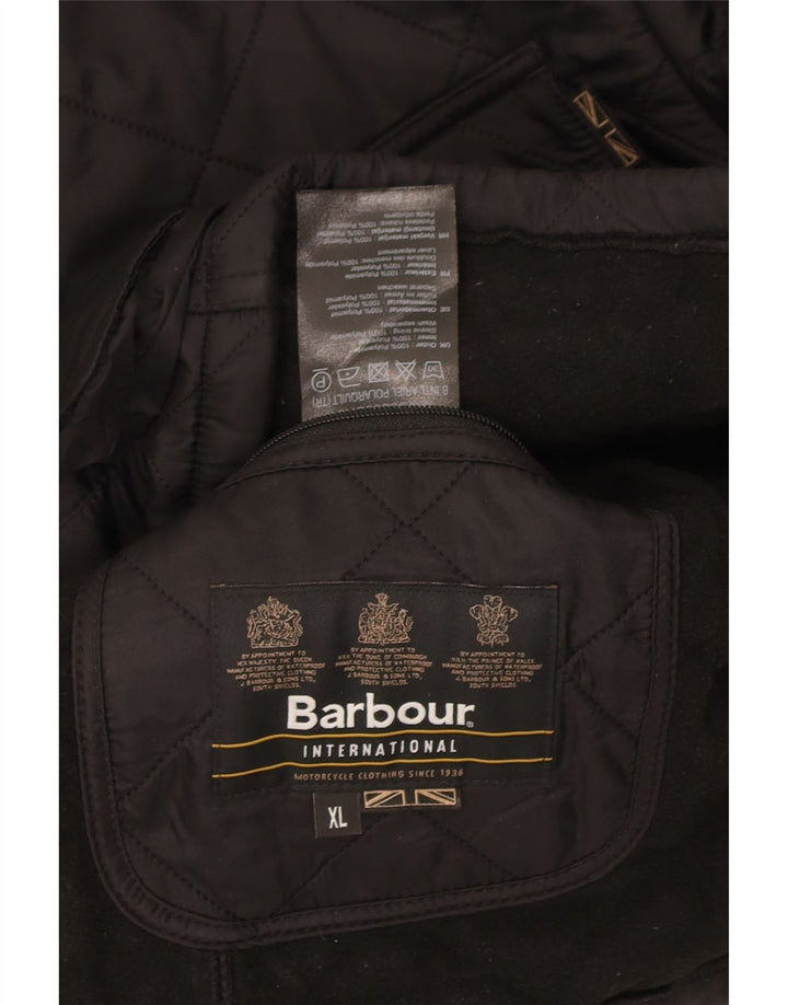 Barbour muška prošivena jakna UK 42 XL crni poliamid