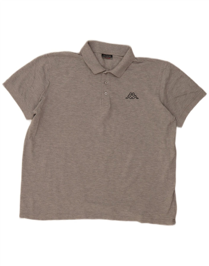 Kappa muška polo majica 2XL sivi pamuk