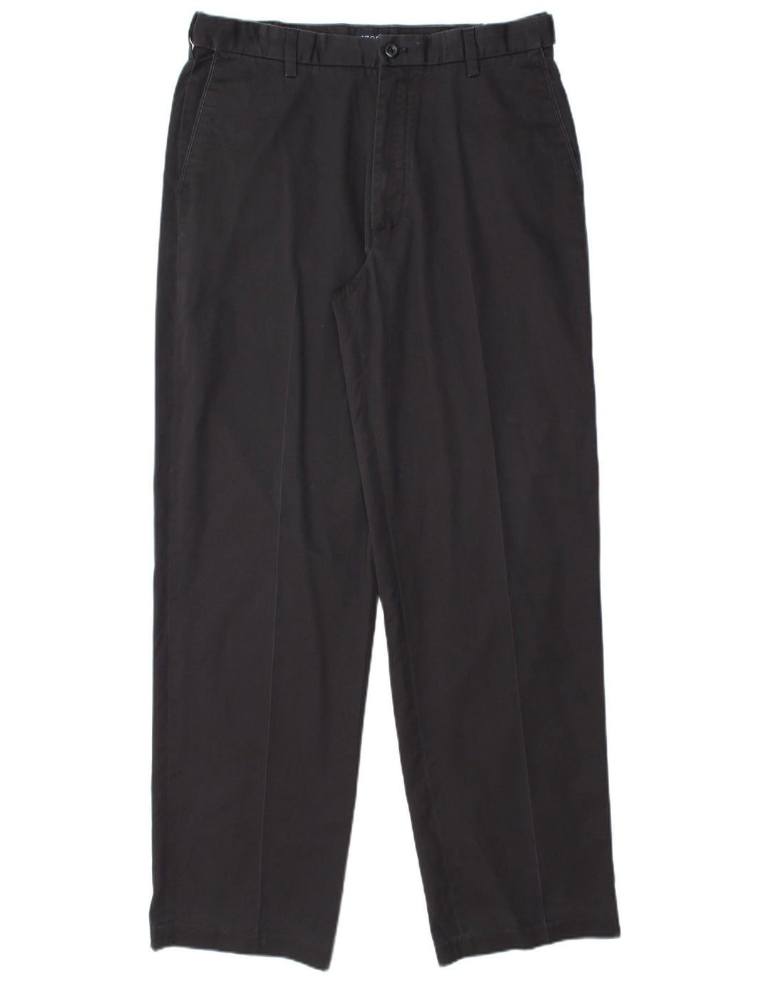 IZOD Muške ravne chino hlače W34 L34 tamnoplavi pamuk