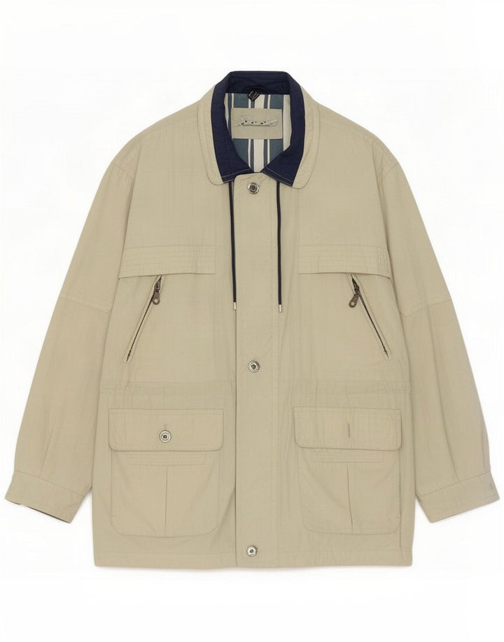 C&A Mens Loose Fit Utility Jacket UK 36 Small Beige