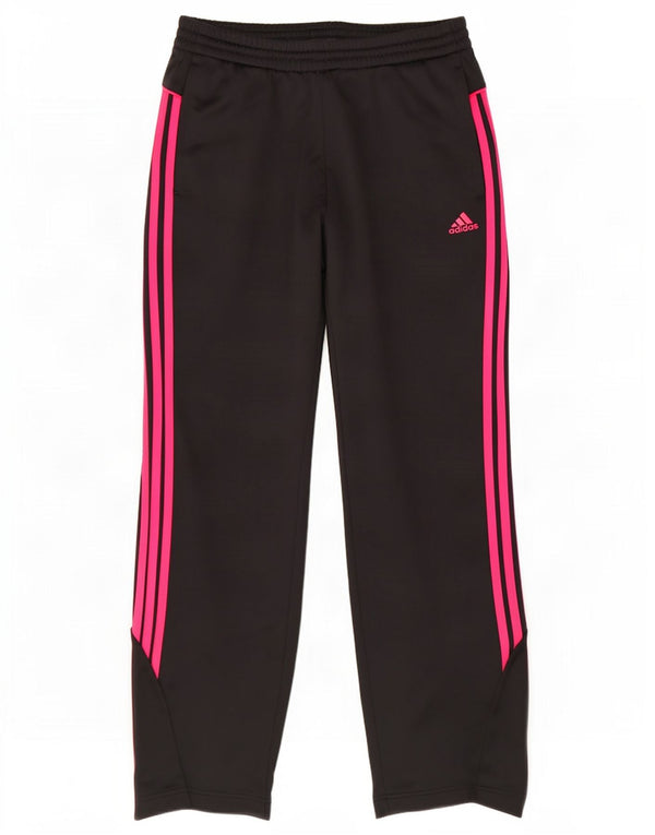 Adidas ženske hlače za trenirku UK 8/10 male crne poliesterske