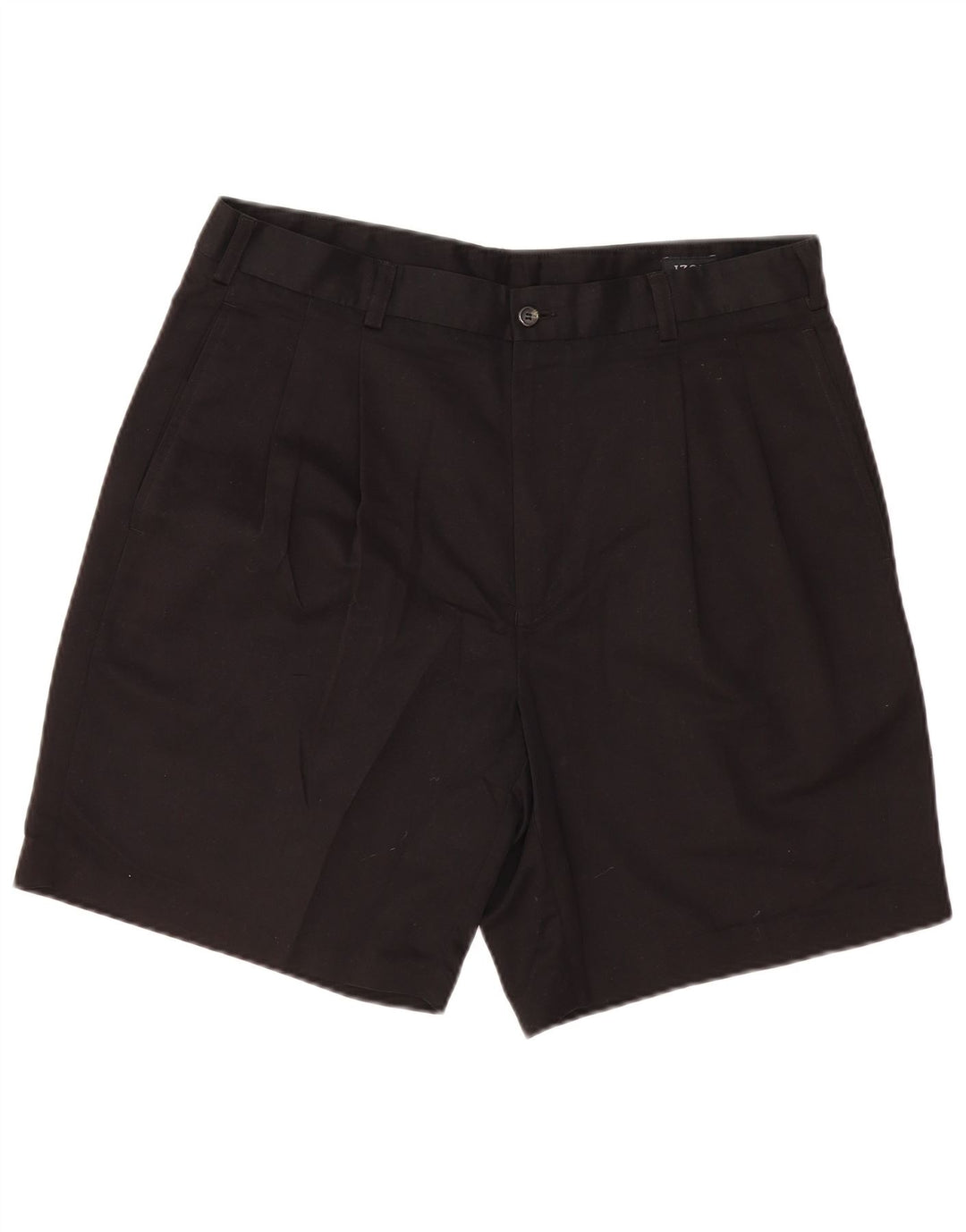 Izod muške chino kratke hlače s štipaljkama W36 veliki crni poliester