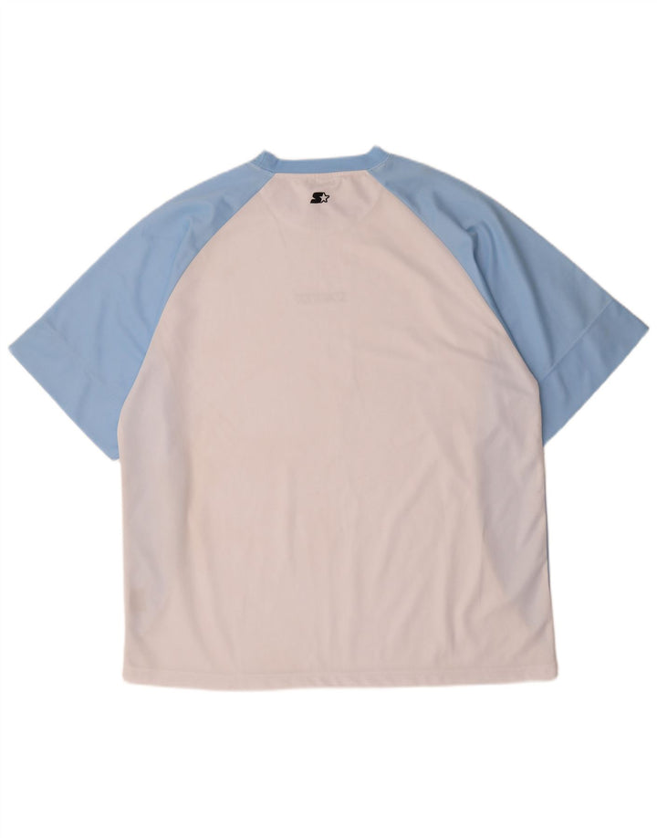 STARTER Muška grafička majica kratkih rukava 2XL bijeli poliester u blokovima boja