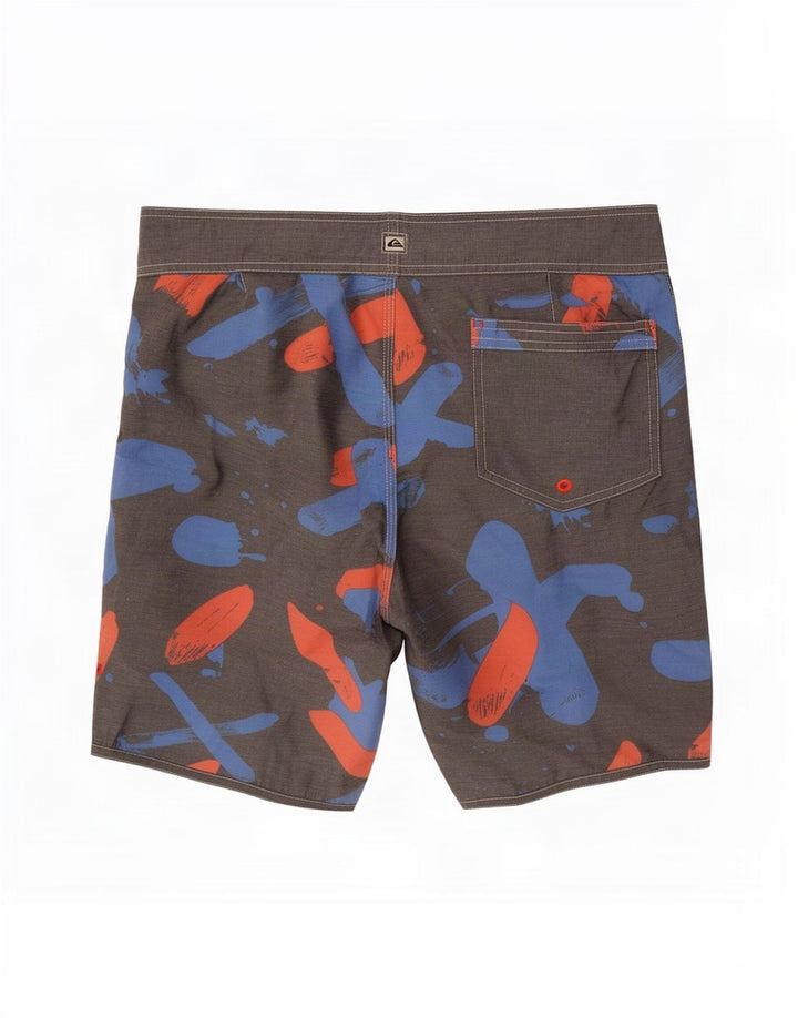 Quiksilver muške kratke hlače za kupanje srednje sive boje od poliestera